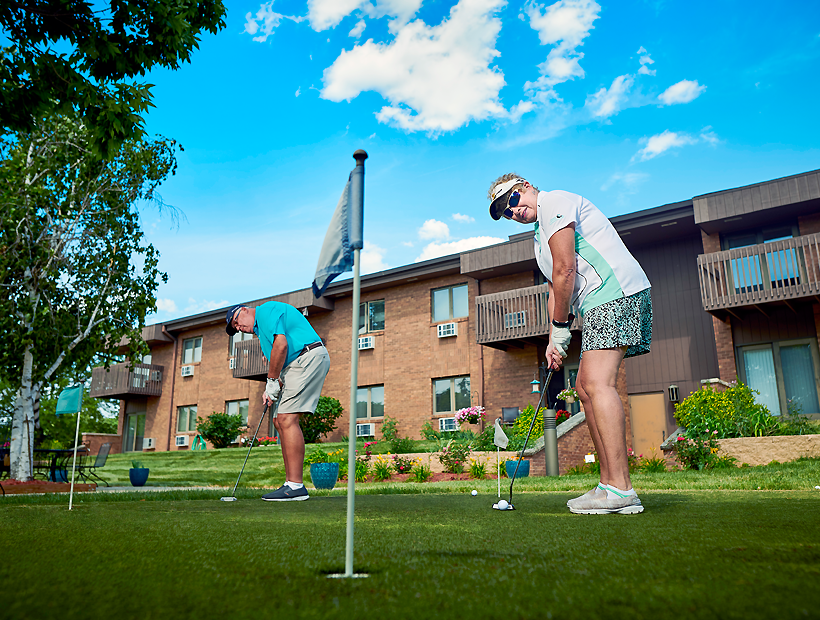 Putting Green at Clement Manor