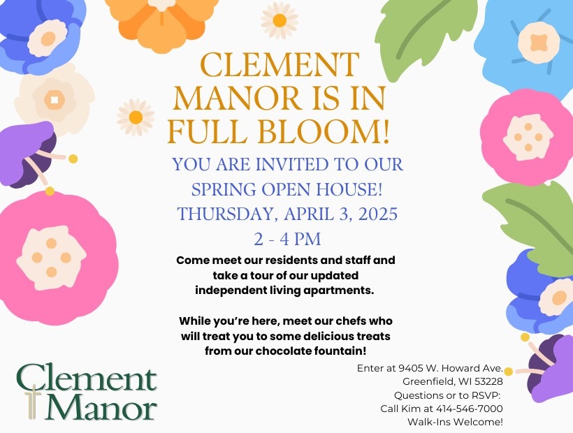 Clement Manor Spring Open House